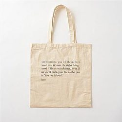 Mark Sloan quote Cotton Tote Bag