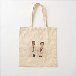 Derek Shepherd and Mark Sloan Cotton Tote Bag