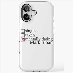 Mentally Dating Mark Sloan iPhone Case