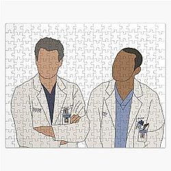 Mark Sloan Jackson Avery the Plastics Pluse Jigsaw Puzzle
