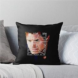 Mark Sloan I Love You Throw Pillow