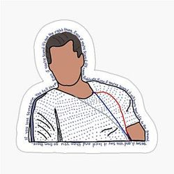 Mark Sloan If you love someone Sticker