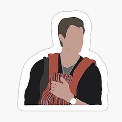 Mark Sloan Holding Sofia Sticker