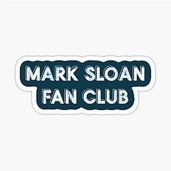 Mark Sloan Fan Club Sticker