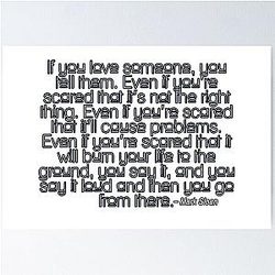 Mark Sloan If you love someone Poster