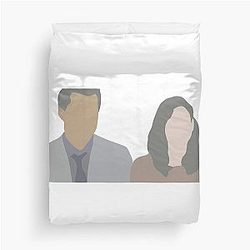 Mark Sloan and Lexie Grey Duvet Cover