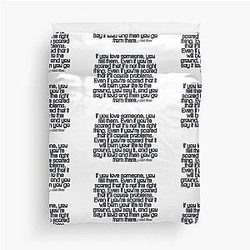 Mark Sloan - If you love someone Duvet cover