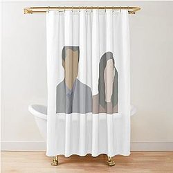 Mark Sloan and Lexie Grey Shower Curtain