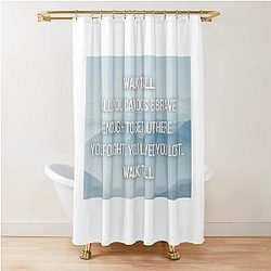 Walk Tall by Mark Sloan Shower Curtain