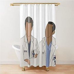Mark Sloan and Jackson Avery AKA the Plastic Shower Curtain