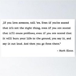 Mark Sloan Poster