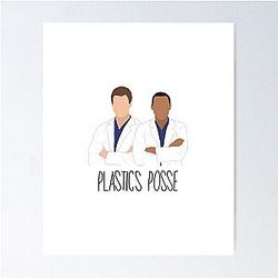 Plastics Posse - Mark Sloan and Jackson Avery Poster