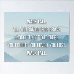 Walk by Mark Sloan Poster