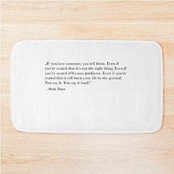 Mark Sloan quote Bath Mat