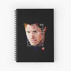 Mark Sloan I Love You Spiral Notebook