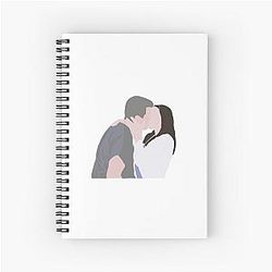Mark Sloan Lexie Grey Spiral Notebook