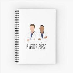 Plastics Posse - Mark Sloan and Jackson Avery Notebook