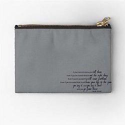 If you love someone, tell them - Mark Sloan Zipper Pouch