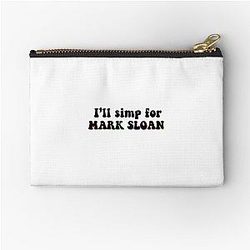 I'll Simp for Mark Sloan Zipper Pouch