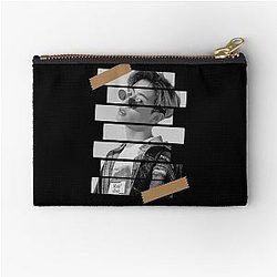 Mark Tuan 7 Mark Korean Monochrome Design Zipper Pouch