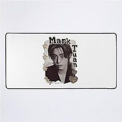 Got 7 Mark Tuan Korean Boy Group KPop Collage Cozy Y2K Vintage Design Desk Mat