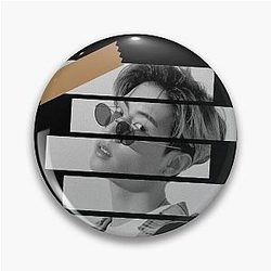 Mark Tuan GOT 7 Mark Monochrome Design Pin