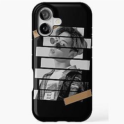 Mark Tuan GOT 7 Mark Korean Kpop Monochrome Design iPhone Case