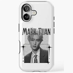 Got 7 Mark Tuan Korean Boy KPop Scrapbook Collage Cozy Vintage Design iPhone Case