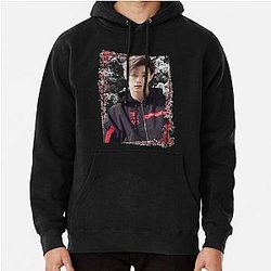 Mark Tuan GOT 7 Korean Kpop Floral Design Pullover Hoodie