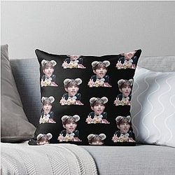 Hungry Mark Throw Pillow
