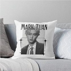 Got Mark Tuan Korean Boy Group KPop Cozy Vintage Design Throw Pillow