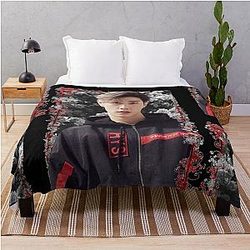 Mark Tuan Member of GOT7 Mark Korean Kpop Throw Blanket