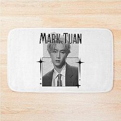 Got 7 Mark Tuan Korean Boy Group KPop Cozy Y2K Vintage Design Bath Mat
