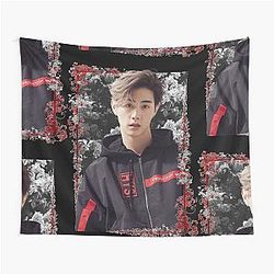 Mark Tuan GOT7 Korean Kpop Floral Design Tapestry