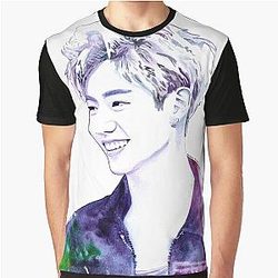 KPOP GOT7 Mark Tuan Watercolour Design T-Shirt