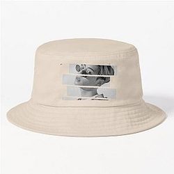 Mark Tuan GOT7 Monochrome Stripe Design Bucket Hat