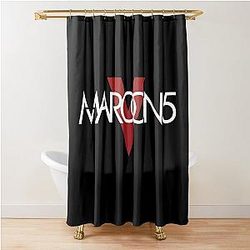 Gaming Joystick Maroon 5 Shower Curtain