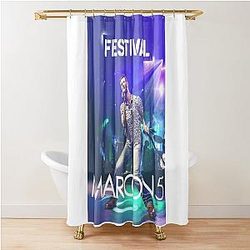Catchy music art - maroon 5 shower curtain