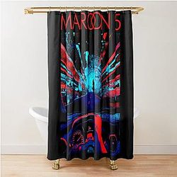 Catchy Maroon 5 Shower Curtain