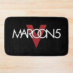 Gaming Joystick, Maroon 5, Bath Mat