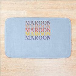 Maroon Five Classic T Shirt Bath Mat