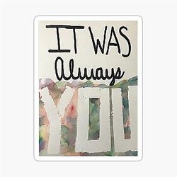 Maroon 5 It was you, Pop rock Band Sticker