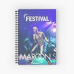 Catchy music art Spiral Notebook
