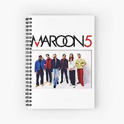 Catchy music Spiral Notebook by Maroon 5