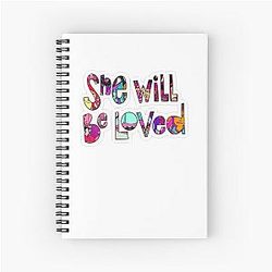 Beautiful Maroon 5 She Will Be Loved Boys Girls Spiral Notebook