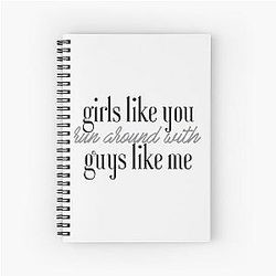 Maroon 5 - Girls Like You - Perfect Gift For you and friends Spiral Notebook