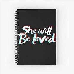 She Will Be Loved Maroon 5 Spiral Notebook