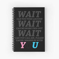 Wait Maroon 5 - Girls Like You, Pop rock Spiral Notebook