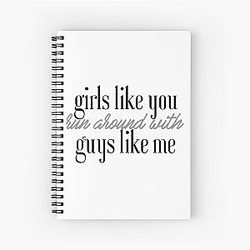 Maroon 5 Girls You Spiral Notebook