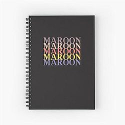 Maroon 5 T-Shirt Spiral Notebook